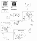 Camshaft Crankcase Cover Crankshaft Cylinder Exhaust Bracket OperatorS Manual PistonRingsConnecting Rod Warning Label Diagram and Parts List for  Briggs and Stratton Engine